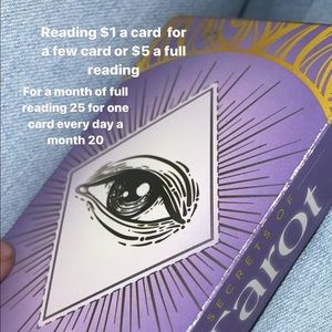 Tarot card reading 1$ per or $5 for full reading